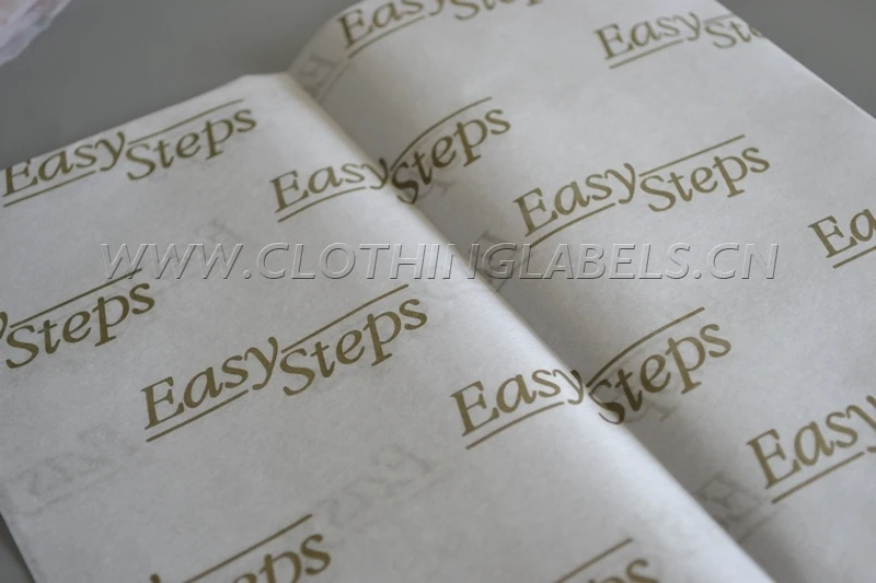 

custom tissue papers wrapping with logo printing, white background, 50x37.5cm