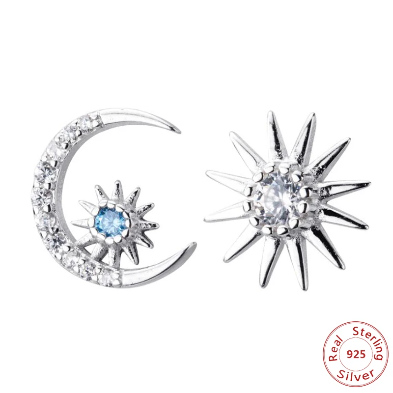 Женские винтажные серьги гвоздики в этническом стиле из стерлингового серебра 925