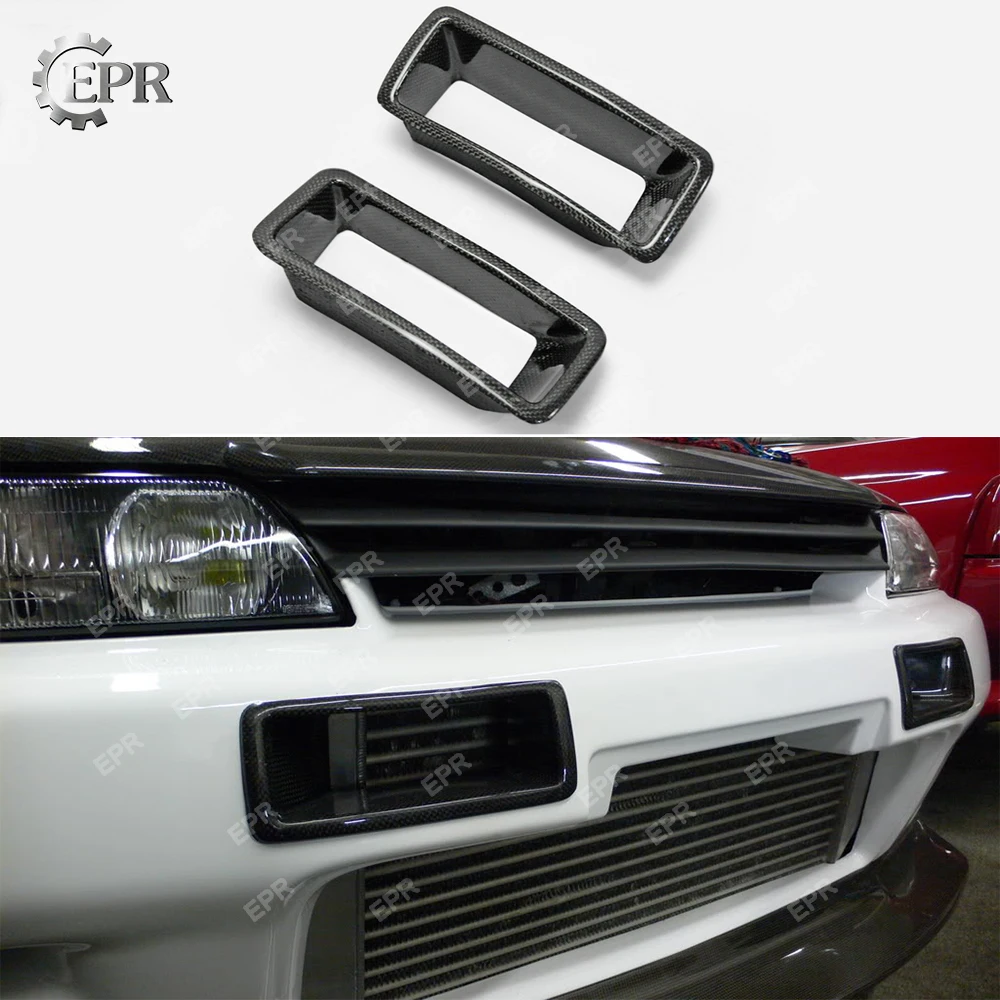 Для Nissan R32 Nismo N1 карбоновый бампер вентиляционные отверстия углеродное волокно