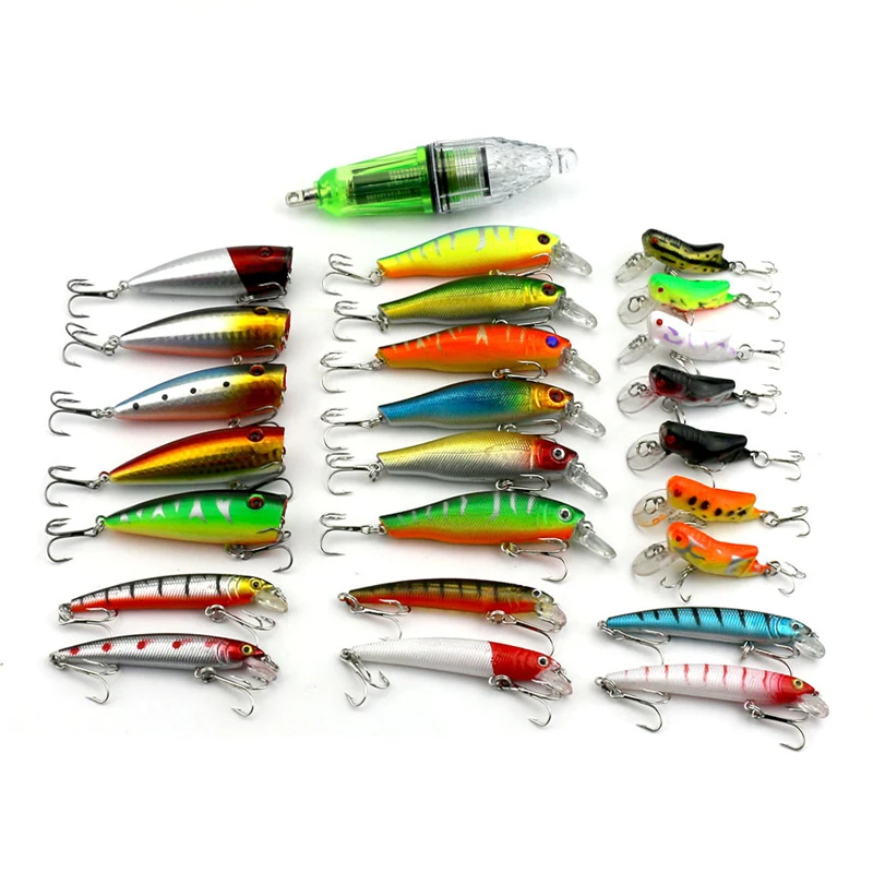 Смешанные приманки для рыбной ловли в виде гольяна 25 шт. искусственная тонкая