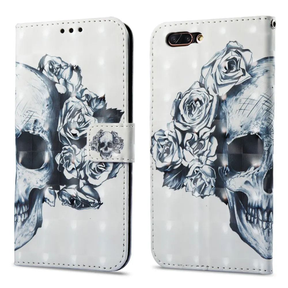 Новый раскрашенный чехол для OPPO R9S R11 цветок картина с изображением единорога