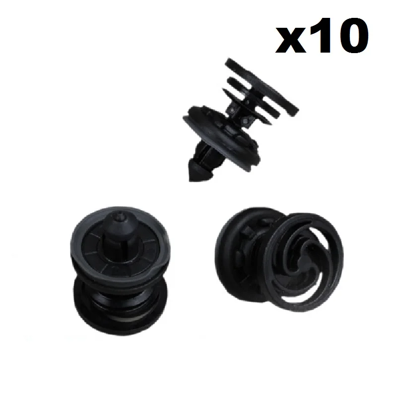 

FOR FORFORD FOCUS / FORVW T5 MULTIVAN CADDY DOOR TRIM PANEL CLIPS X10 BLACK NEW REPAIR SET