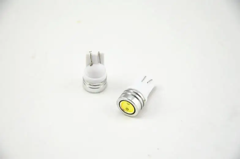 Бесплатная доставка 2X T10 1W белый 1 SMD СВЕТОДИОДНЫЙ Автомобильный боковой Клин