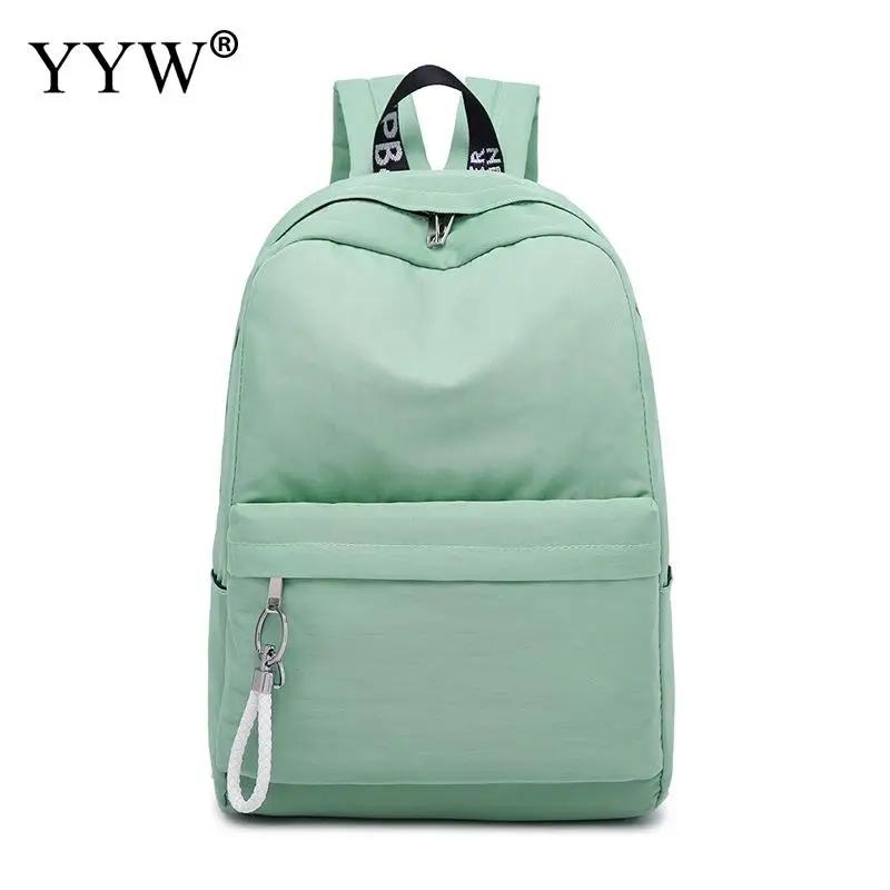 light green Розовый женский рюкзак для снижения нагрузки, большая вместительность, модная Водонепроницаемая школьная сумка для подростков, рюкзак для ленточки для девочек, Mochila Sac A Dos - Цвет: light green