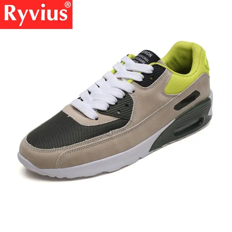 Беговые кроссовки большого размера для взрослых Ryvius Brand 2018 с новой воздушной подушкой для комфорта и дышащей ремешком.