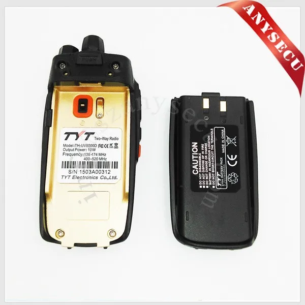 Двухсторонняя рация 10 Вт TYT TH UV8000D 136 174/400 520 МГц двухдиапазонный ручной fm