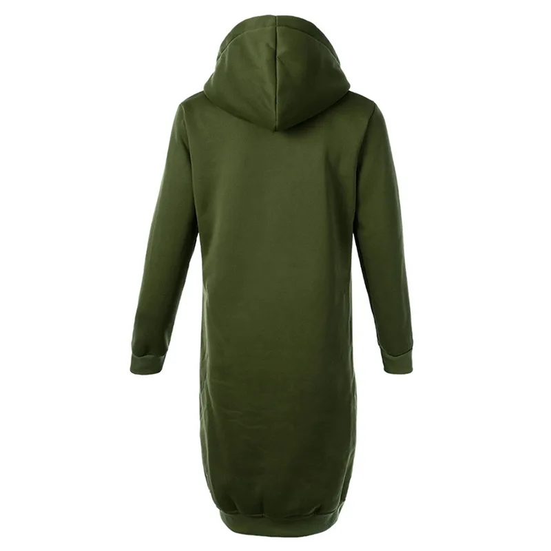 NIBESSETR, женские, плюс размер, S-5XL, зимние, теплые, на молнии, повседневные, с длинным рукавом, толстовки, толстовка, Осенние, одноцветные, с капюшоном, с карманами, джемпер
