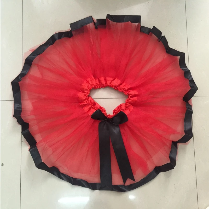 Детская модная фатиновая юбка пачка милая шифоновая Повседневная пышная бальная