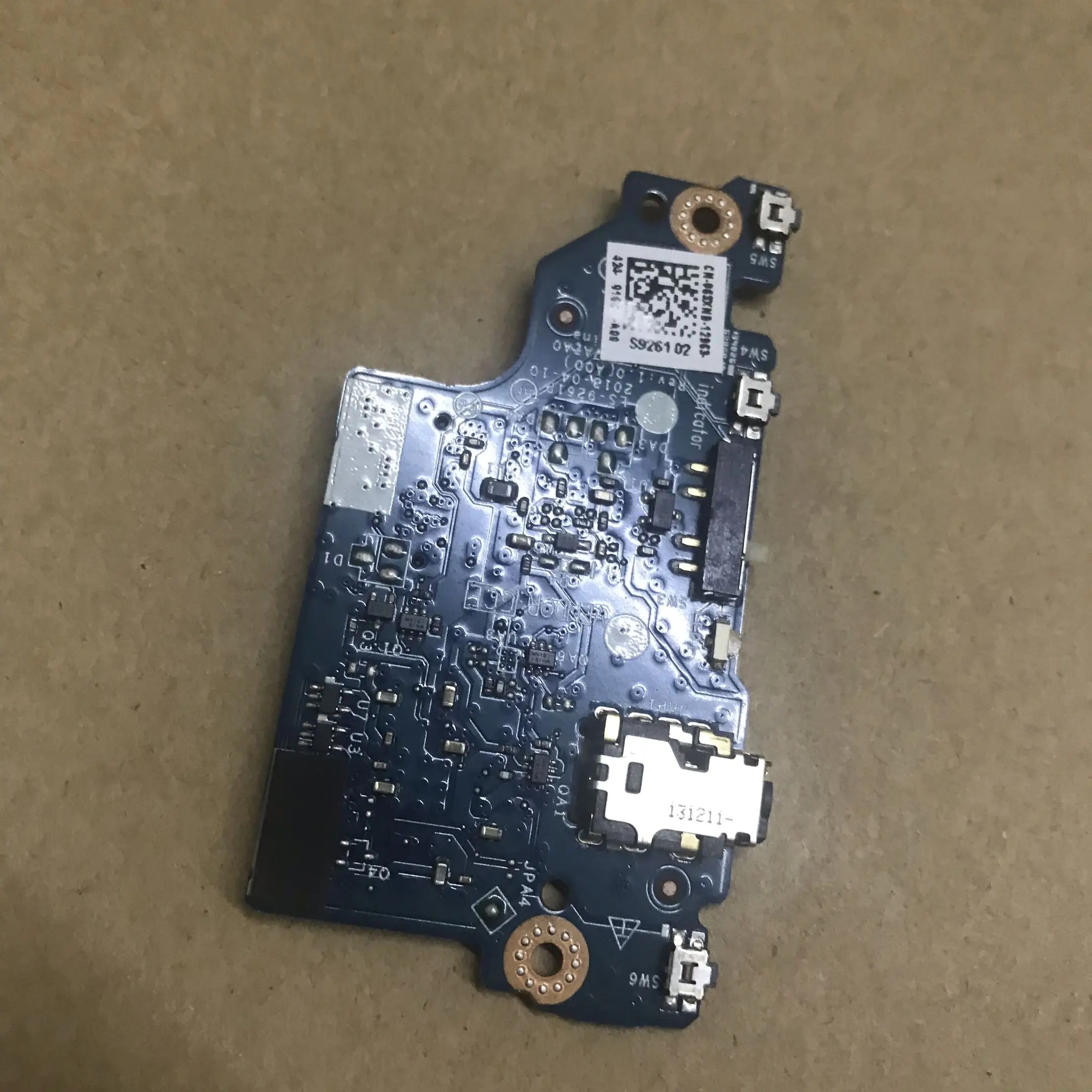Для Dell XPS 12 9Q33 аудио порт/Кнопка питания печатная плата IO 63XND 063XND LS 9261P|Компьютерные