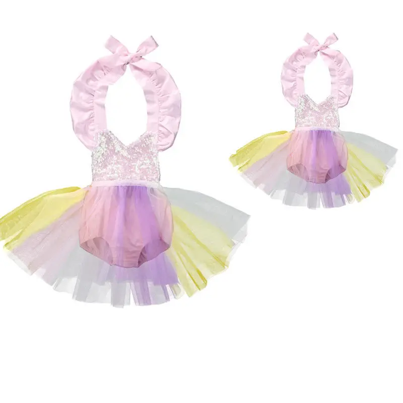 Платье пачка с блестками и бантом для девочек|dress summer|dress dress dressbaby clothing girl dresses |