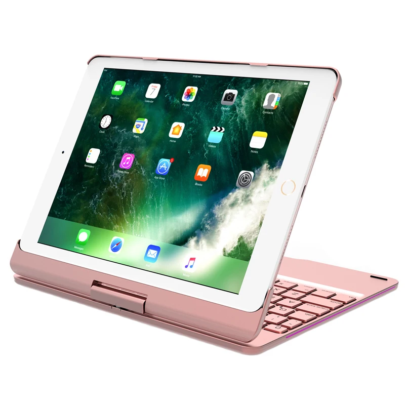 Роскошный вращающийся на 360 градусов чехол из алюминиевого сплава для iPad Pro 9 7 2018