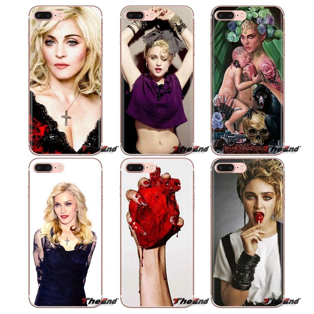 TPU Cases Covers Rebel Heart USA Sexy Lady Madonna For LG Spirit Motorola Moto X4 E4 E5 G5 G5S G6 Z Z2 Z3 G2 G3 C Play Plus Mini |