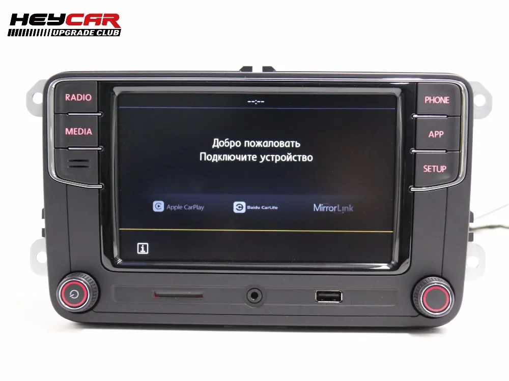 Русско-немецко-турецкая версия RCD330 плюс CarPlay радио для VW Golf 5 Jetta MK5 MK6 CC Tiguan Passat B6 B7 Polo 6RD 035 187 B