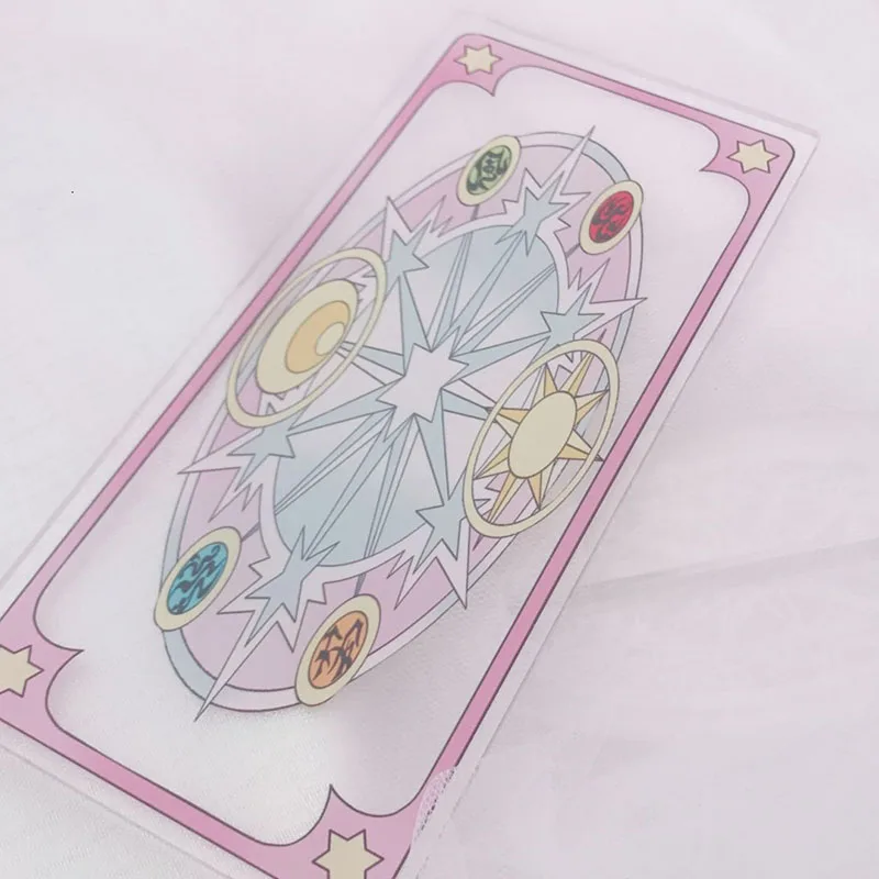 LIVA девушка аниме карточка captor cardcaptor sakura KINOMOTO SAKURA clow card прозрачные карты