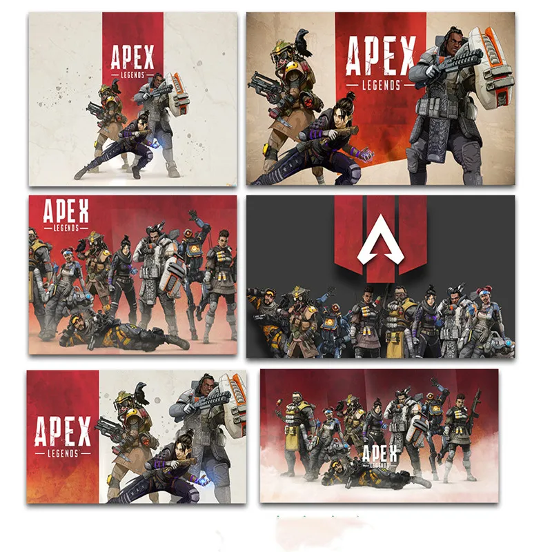 2019 новая игра APEX плакат Шелковый принт мультфильм аниме интернет кафе