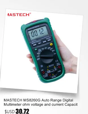 MasTech MS8211D Ручка Тип Цифровой мультиметр автоматический диапазон DMM мультитестер Напряжение Ток Тестер логический уровень тестер