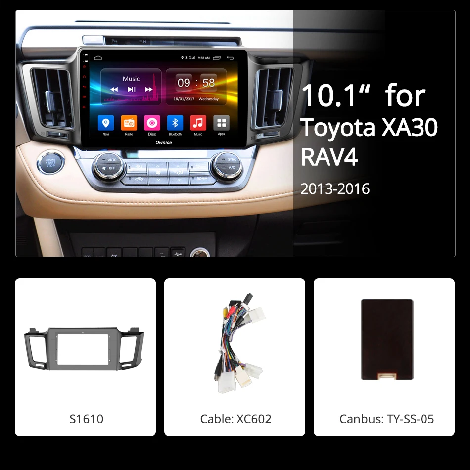 Ownice k3 k5 k6 Android 9,0 Восьмиядерный для Toyota RAV4 2013- автомобильный dvd-плеер навигация gps радио 4G LTE DSP 360 панорама