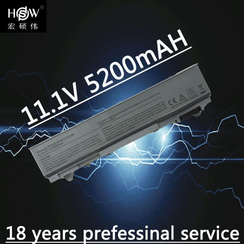 HSW Аккумулятор для ноутбука dell Latitude E6400 E6410 E6510 E6500 M4400 M4500 M6400 M6500 1M215 312-0215 312-0748 312-0749 |