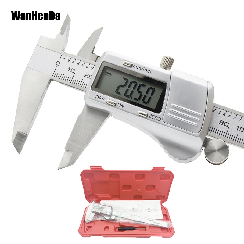Цифровой суппорт Электронный штангенциркуль из нержавеющей стали цифровой 150