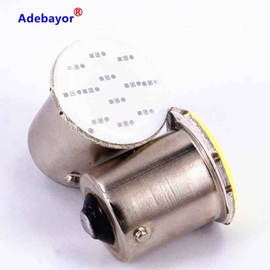 100X супер белый cob p21w led 12SMD 1156 ba15s 12В лампы RV трейлер Автомобиль Стайлинг светильник