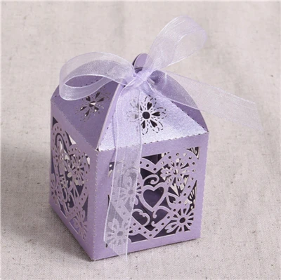 50 шт./лот, классика, любовь, сердце, Свадебная коробка, коробка для конфет, подарок, свадебное оформление коробки, вечерние принадлежности - Цвет: 3
