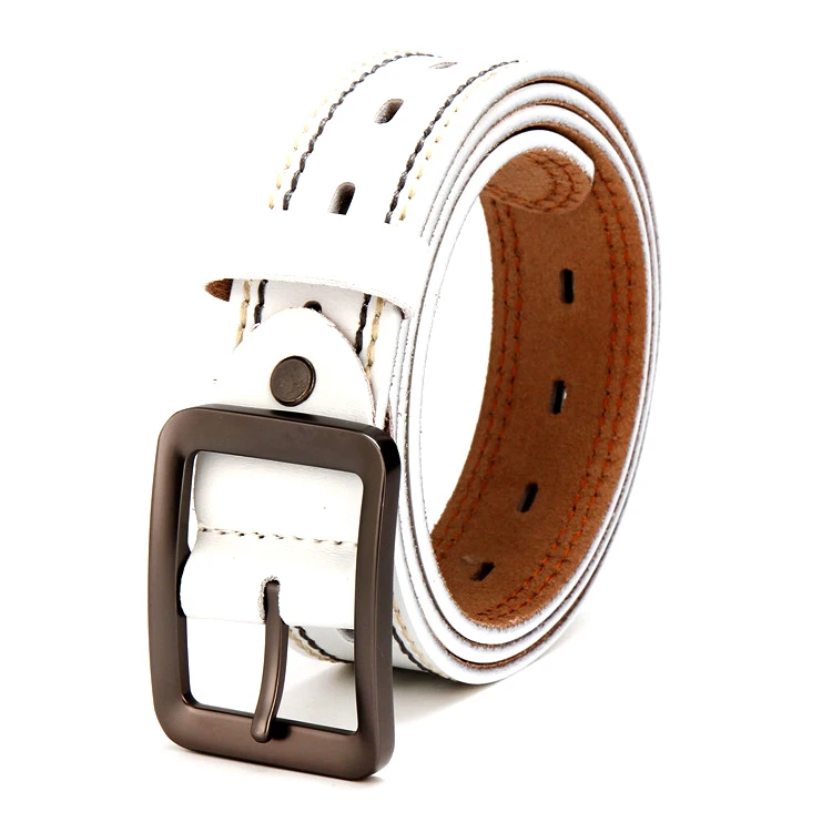 

High quality women's genuine leather belt designer belts female luxury strap male belts for men girl fashion vintage pin buckle
