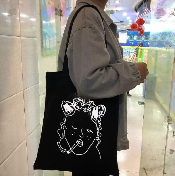 Модные холщовые сумки с абстрактным принтом для женщин новинка 2019 школьные