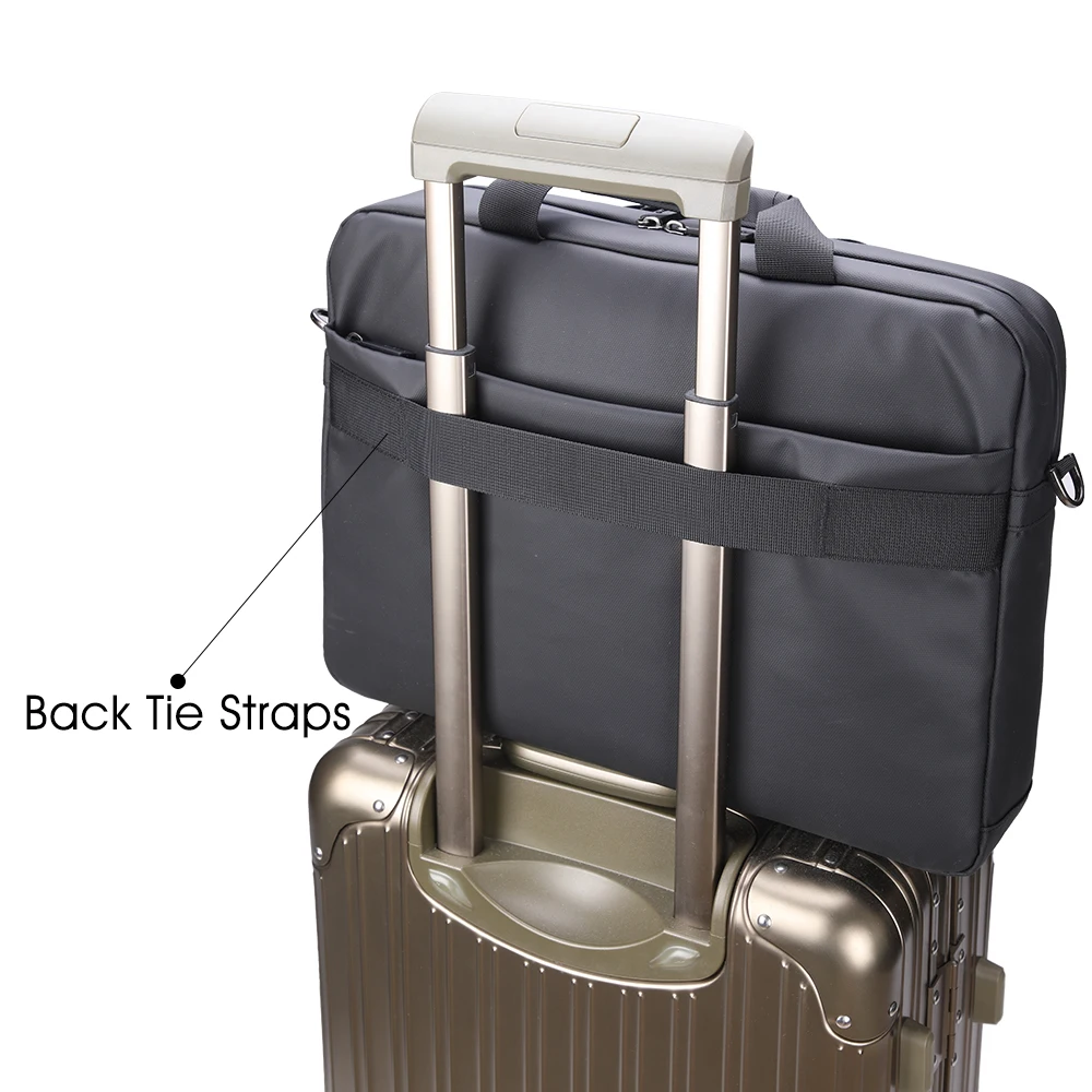 Aoking New Black Nylon Men's Bag Briefcase for Laptop Portable Business Briefcase for Documents Large Capacity Messenger Bag Boy