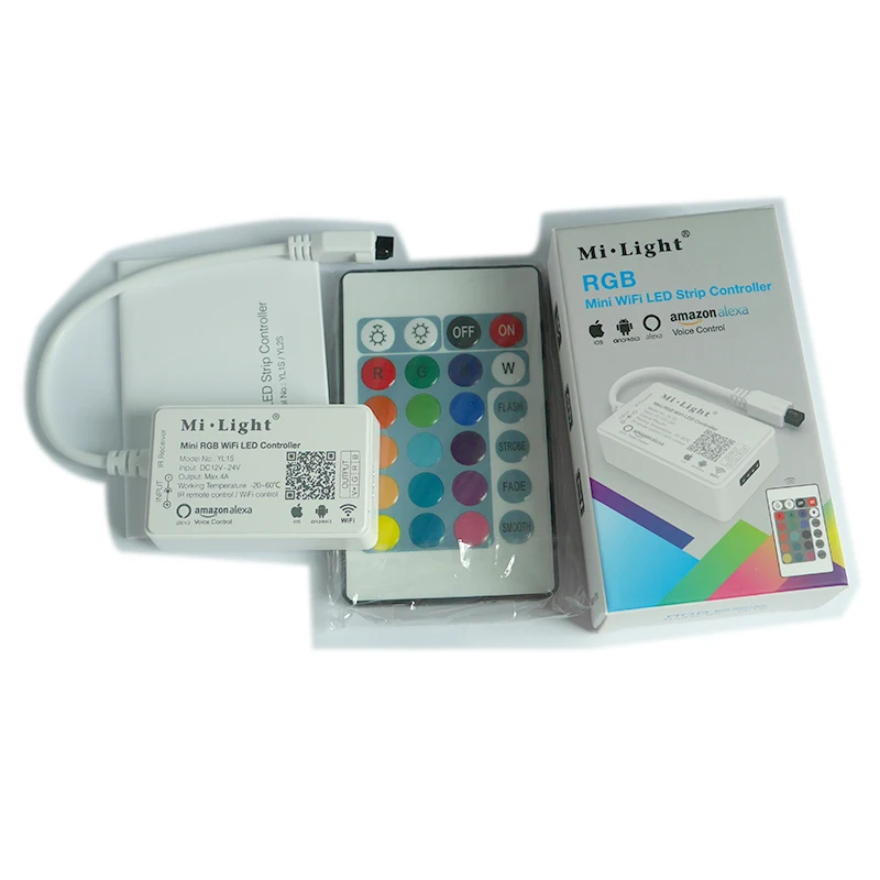 Milight YL1S/YL2S мини WiFi Светодиодная Умная лампа пульт управления DC12 24V ИК