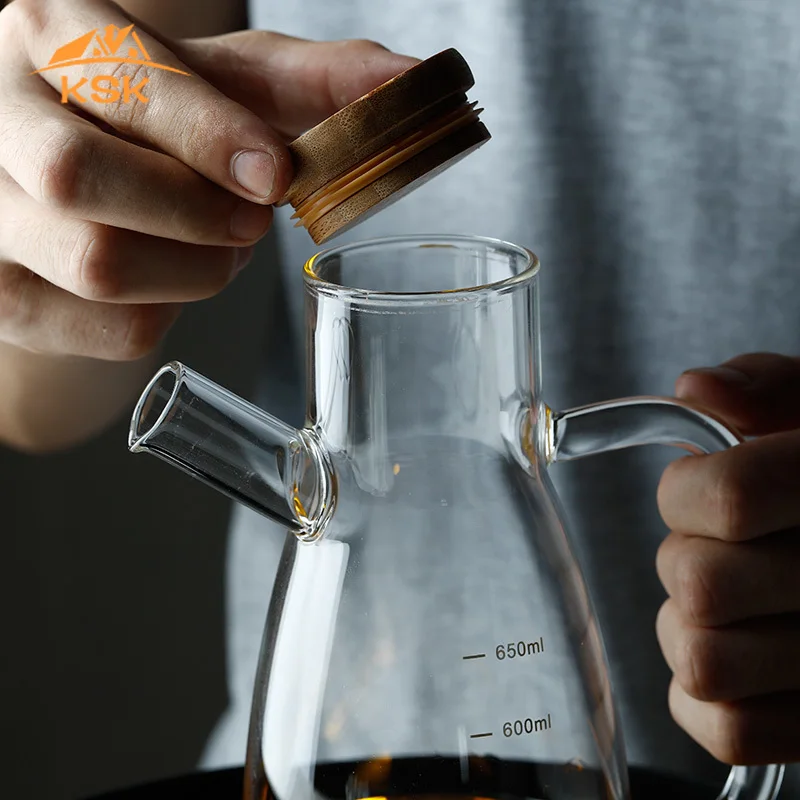 Японское стекло масло банка кухонные принадлежности большой соус cruet бутылка для уксуса Бытовая бутылка масла контейнер для крупы стеклянный контейнер