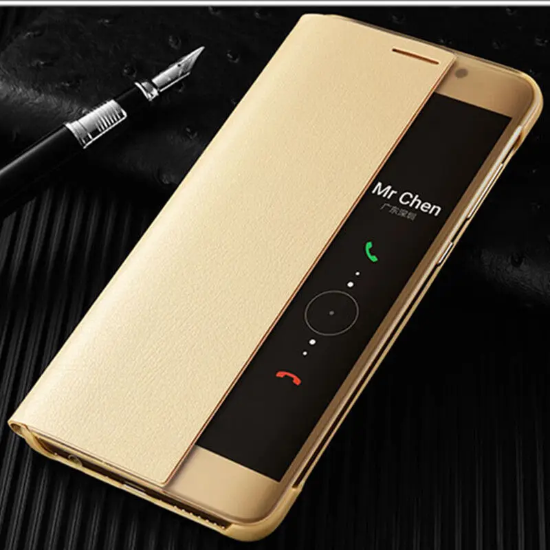 S GUARD оригинальные чехлы для смартфонов флип кейс кожаный чехол с окошком ответа