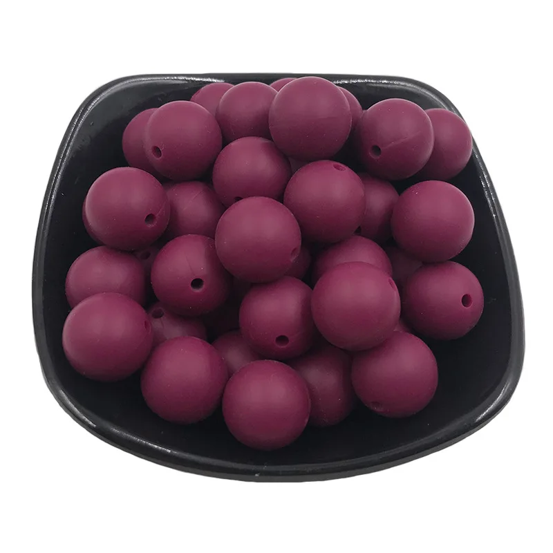 9 Lemon Comeon, 10 шт., 15 мм, круглые силиконовые бусины для прорезывания зубов, для ожерелья, Жевательная соска, цепочка, клипсы, бусины, мягкая текстура, силикон, уход за ребенком - Цвет: 9