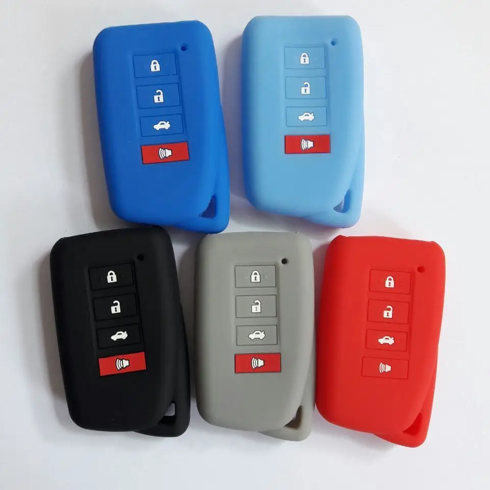 Кремния брелок Smart Remote случае куртка резиновый держатель для Lexus IS ES GS NX GX RX LX RC 200 250 300 350 Автозапуск аксессуар