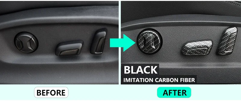 Для VW Tiguan II MK2 2016 2017 2018 2019 Volkswagen хромированный чехол из углеродного волокна для
