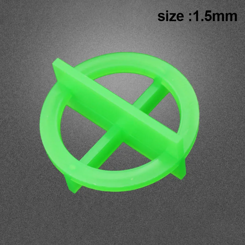 100 шт. зеленая перекрестная плитка выравнивания пригодная для вторичной