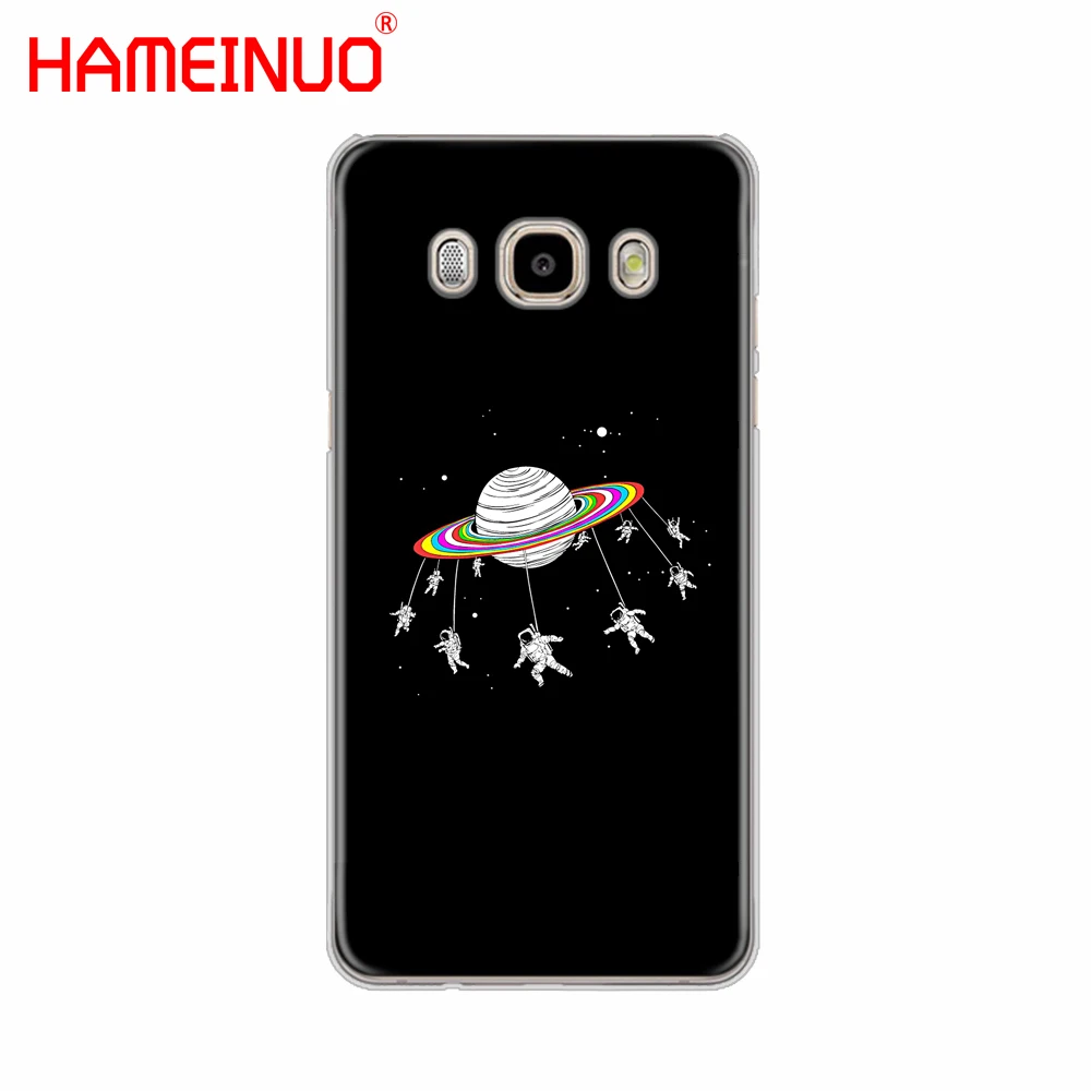 HAMEINUO Космос Луна милые кошки черный чехол для телефона Samsung Galaxy J1 J2 J3 J5 J7 MINI ACE 2016 2015