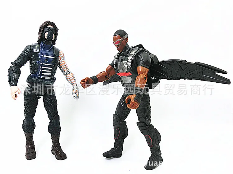 Avengers 3 Infinity War Thanos Iron Spider Figure Spiderman Hulk Black Panther Iron Man Action Figure Toys For Children 16-18CM