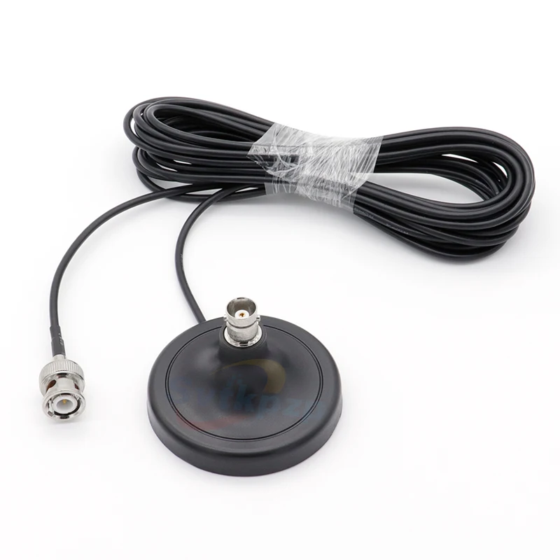 Q9 BNC Connector Magnetic Sucker Antenna for Wireless Microphone 5dB Gain Signal Amplifier with Extension Cable 590MHz to 860MHz