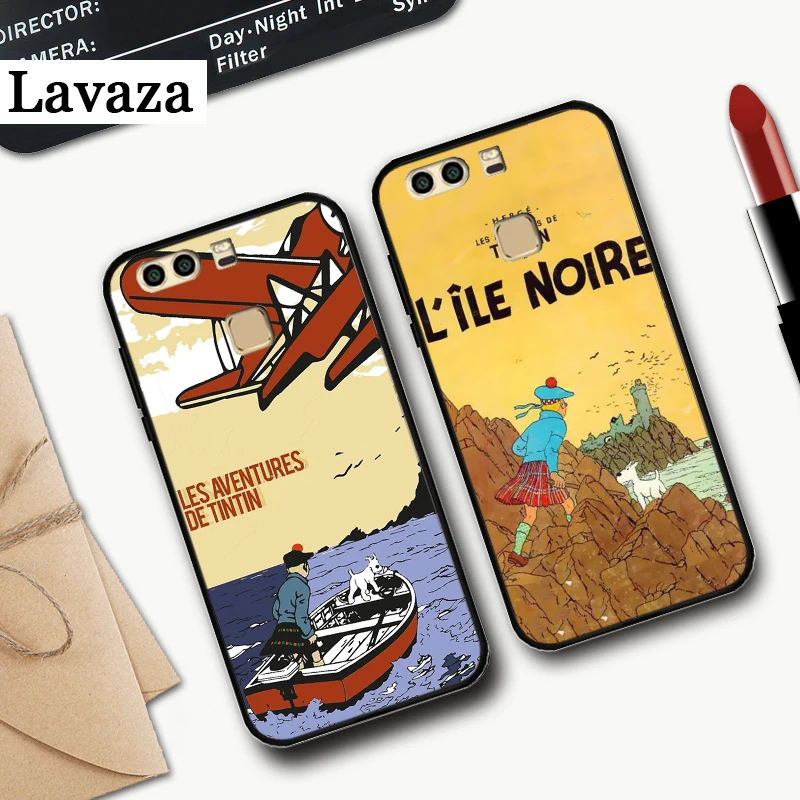 Разноцветный силиконовый чехол Adventures of Tintin для Huawei P8 Lite 2015 2017 P9 2016 Mimi P10 P20 Pro P Smart Z