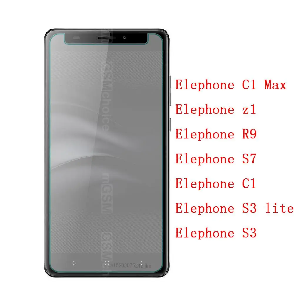 Elephone C1 Max закаленное стекло 9H Высокое качество Защитная пленка для экрана