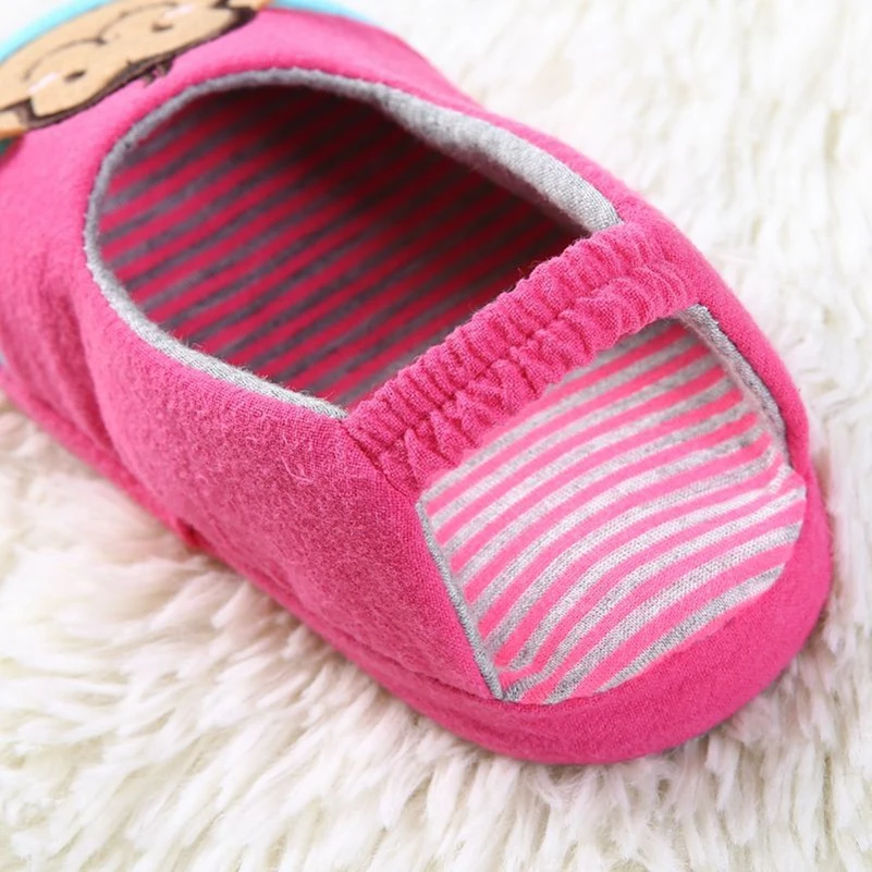 Тапочки для маленьких девочек детская обувь милые домашние тапочки на плоской