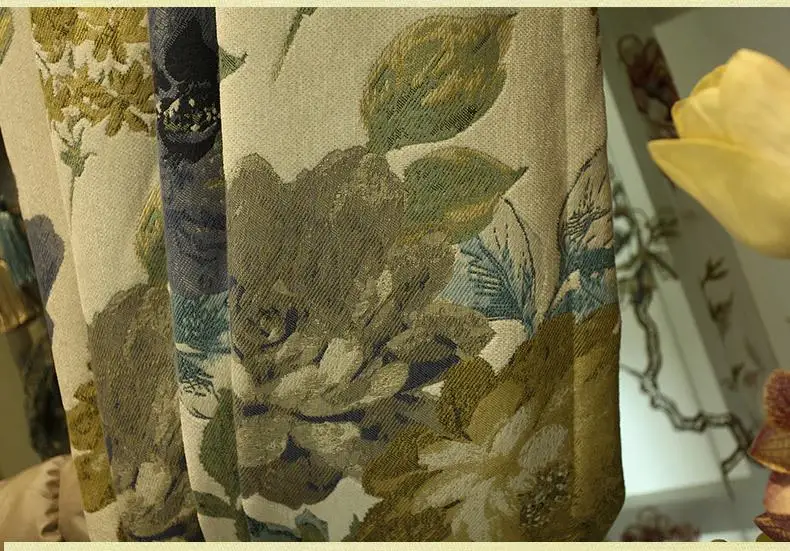 Акварельные Цветы роскошный художественный дизайн крючок подвесная занавеска