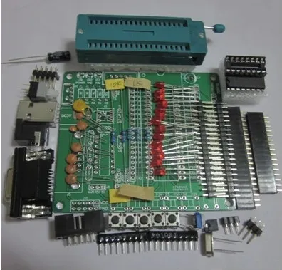 Макетная плата микроконтроллера 51/AVR обучающая Набор обучающих досок DIY набор