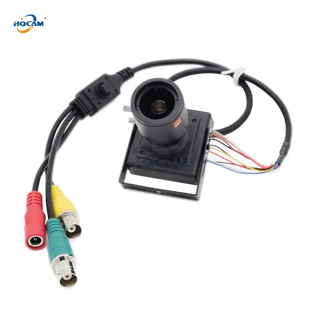 HQCAM 50fps 60fps AHD + SDI CVBS 1080P стандартная коробка для фотоаппарата 9 22 мм ручной зум Мини