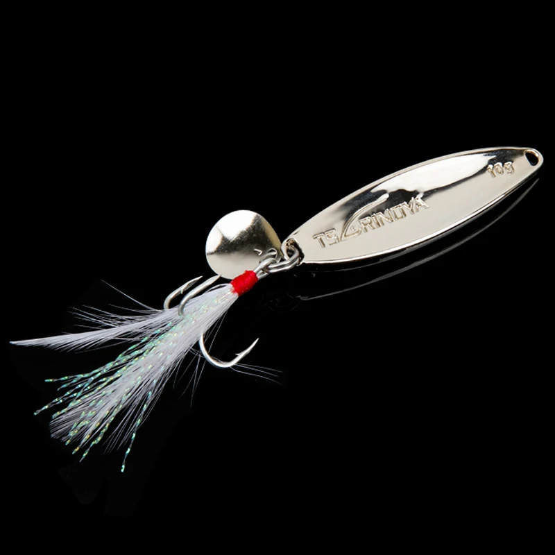 TSURINOYA Metal Spoon Bait 10g/15g/20g Hard Gold Silver Fishing Spinner Pesca Peche Wobblers | Спорт и развлечения