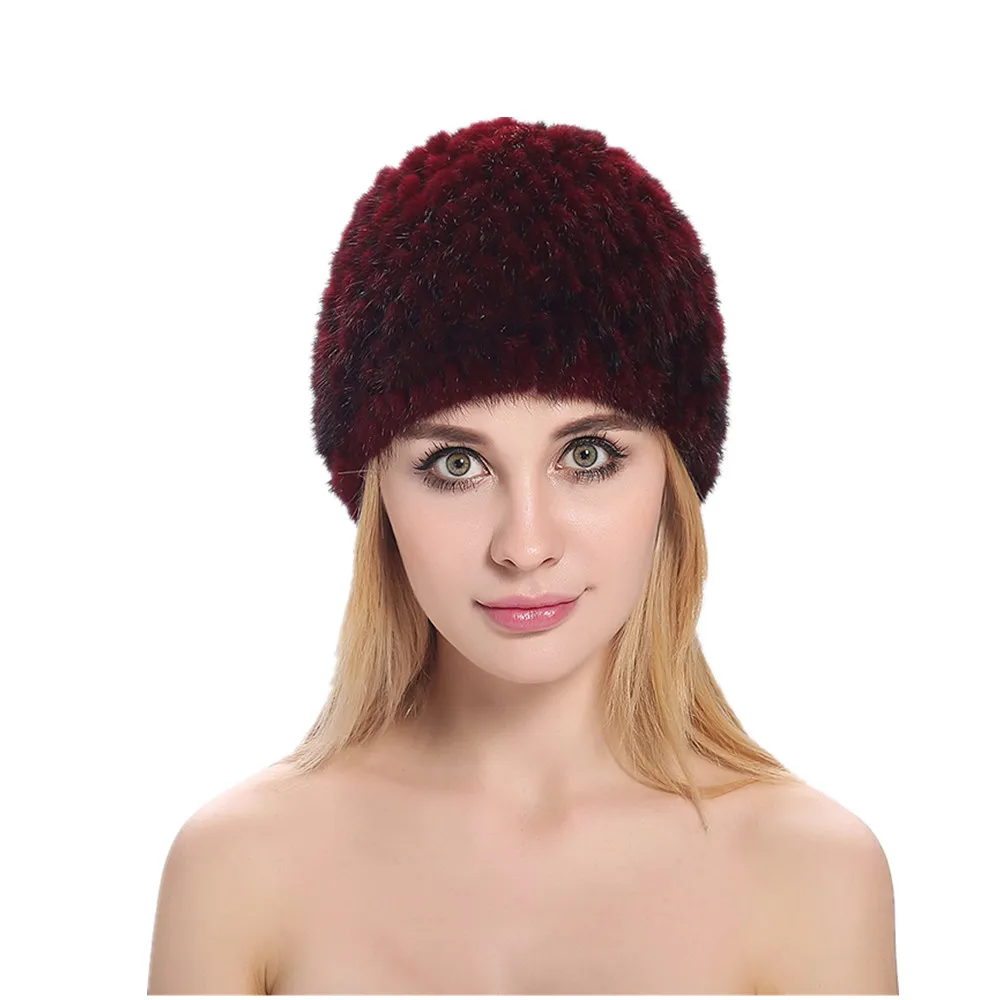 ZY84007 1 2016 женская зимняя Русская Шапка Arravid из натурального меха норки Модная