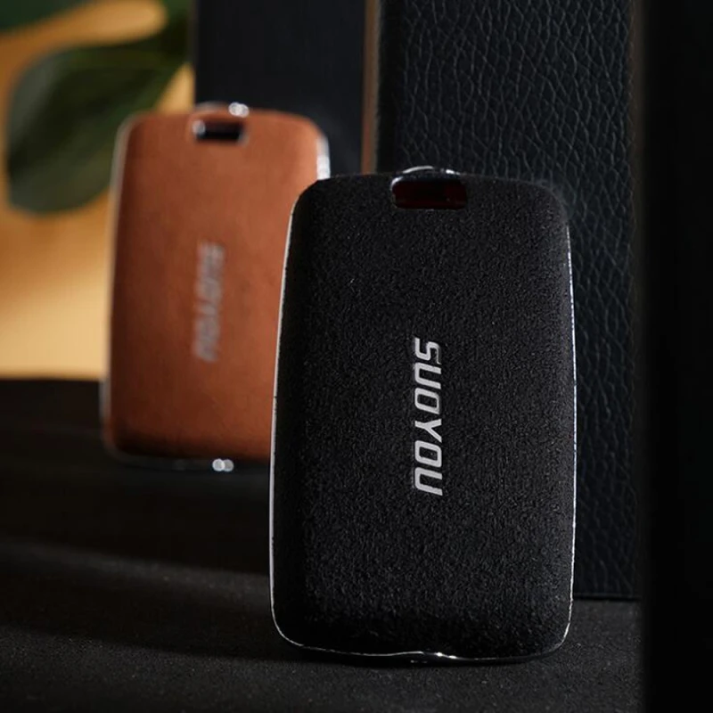 Роскошный чехол для автомобильного ключа из натуральной кожи оцинкованный сплав