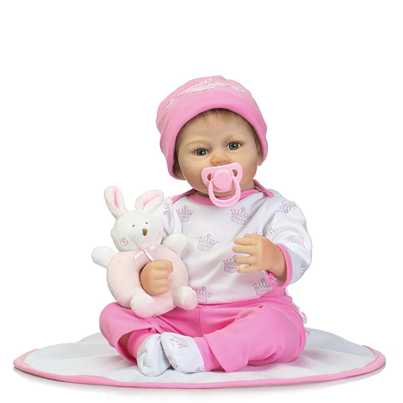 Розовые милые детские куклы с колокольчиком одеяло бутылка милый конец-высокая