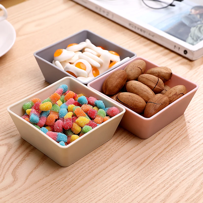 Квадратная пластиковая тарелка для фруктов в гостиную кухонный горшок мытья