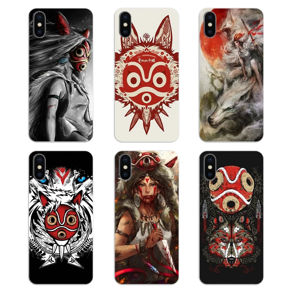 Чехол для мобильного телефона Xiaomi Redmi 4X S2 3S Note 3 4 5 6 6A Por Pocophone F1 Mi princess mononoke mask No Los